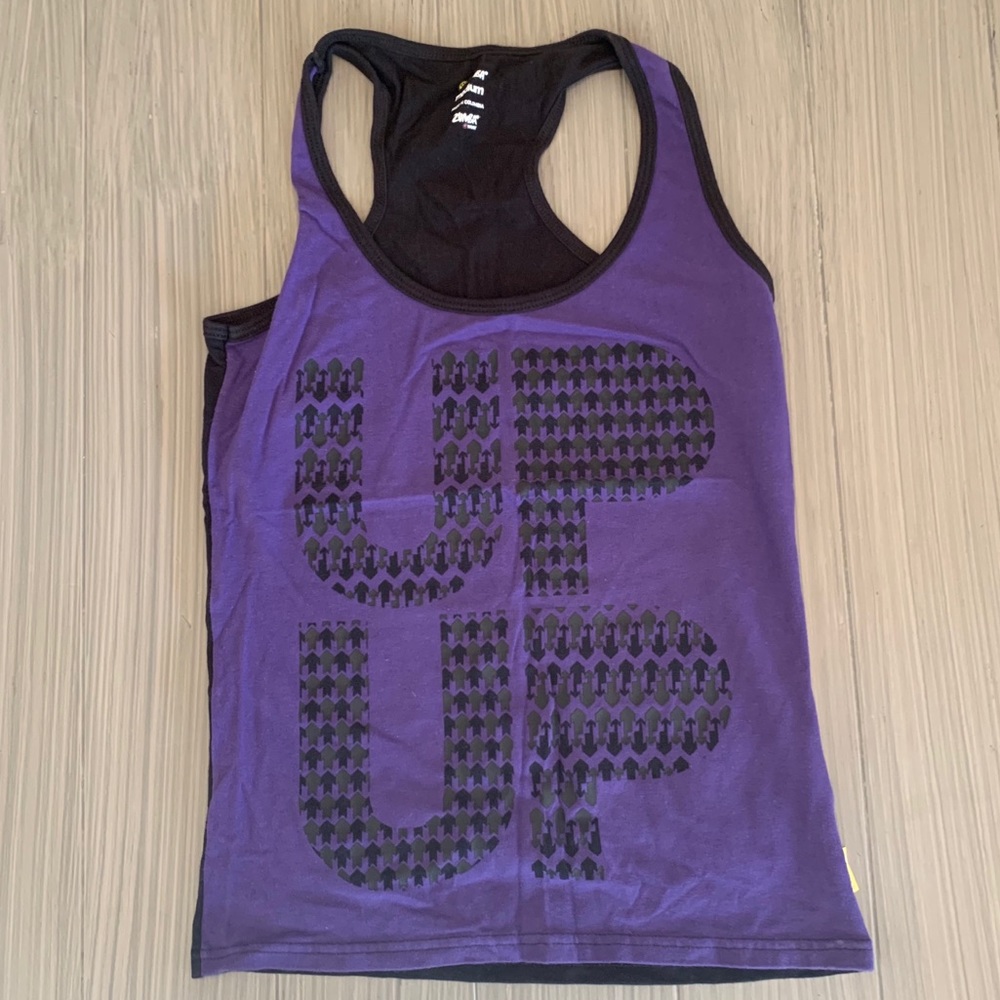 Zumba Racerback Tank Top “UP UP DOWN DOWN”